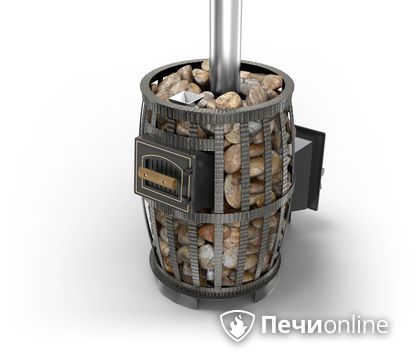 Дровяные печи-каменки Везувий Легенда Русский Пар Ковка 30 (240) в Шымкенте